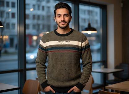 Men’s Premium Knit Crewneck Sweater – Advantage Series