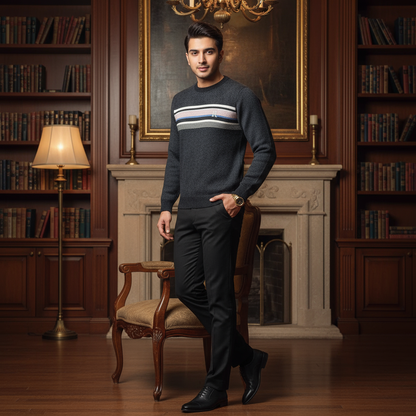 Premium Men’s Winter Knit Sweater Modern Classic Edition