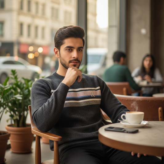 Premium Men’s Winter Knit Sweater Modern Classic Edition