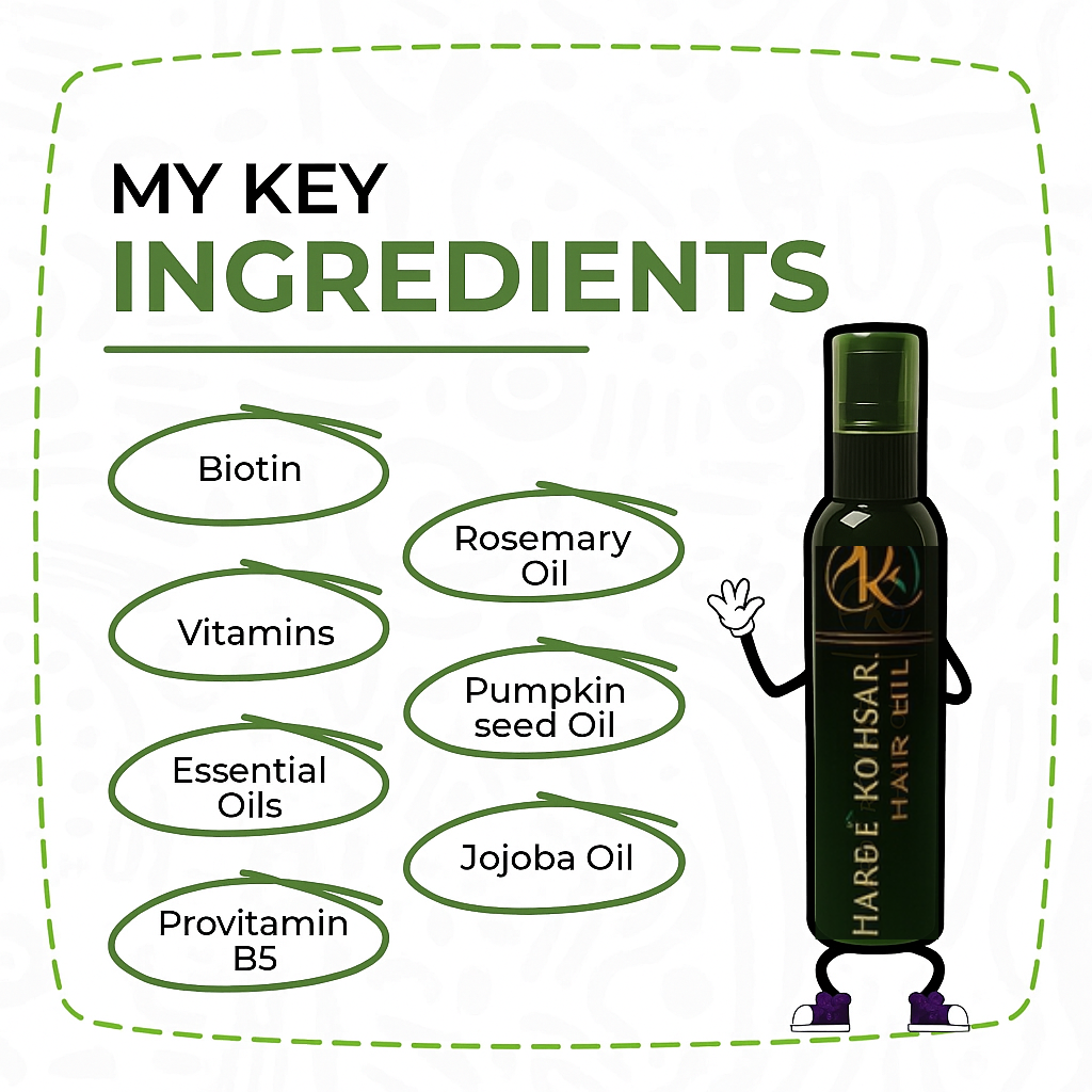 Harb-E-Kohsar Hair Oil Remove Dandruffs Stop Hair Fall